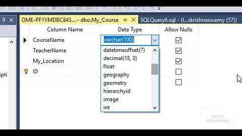Create Insert Delete Truncate in SQL