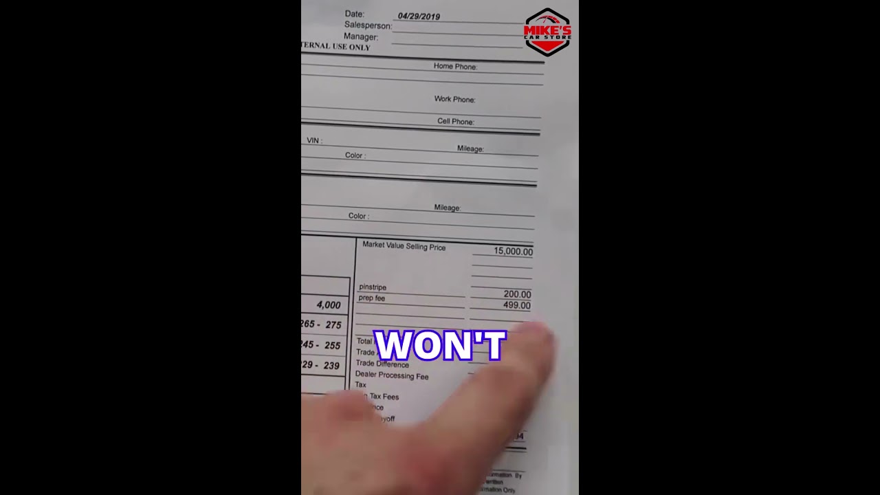 How To Ask A Car Dealer Lower Their Fees