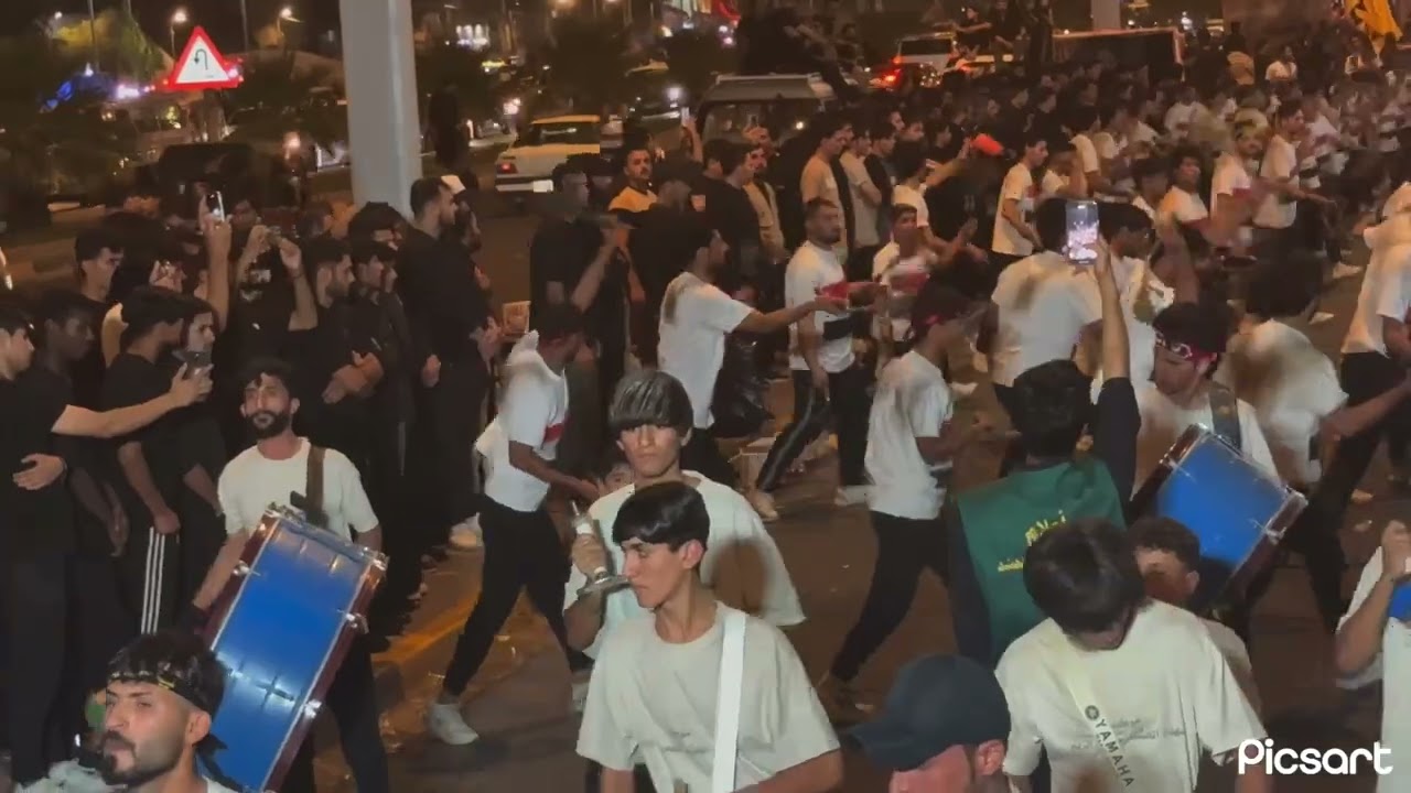 استعراض  مرعب موكب شهداء الحشد  /القبله