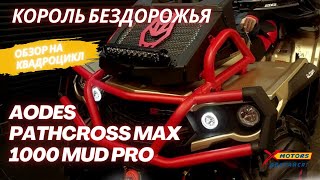 ПОЛНЫЙ ОБЗОР на квадроцикл AODES PATHCROSS MAX 1000 MUD PRO от X-MOTORS