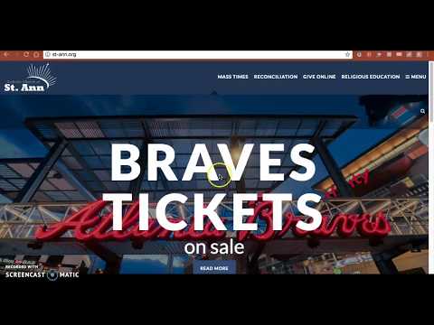 Braves Tickets Video Tutorial