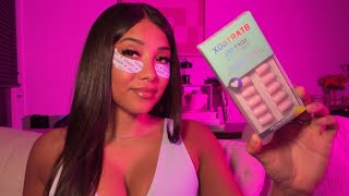 ASMR| Yapping About My Personal Life + Doing My Nails 💅 (whispers & mild mouth sounds) 