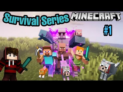 Minecraft Survival Series [ I Found A Village ] ( Episode 1 ) - YouTube