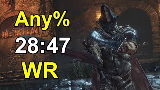 Dark Souls 3 Any% Speedrun World Record in 28:47