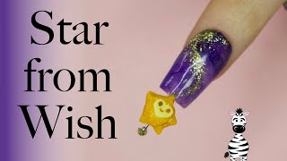 Star Spinner From Disneys WISH Acrylic Nail Art Tutorial