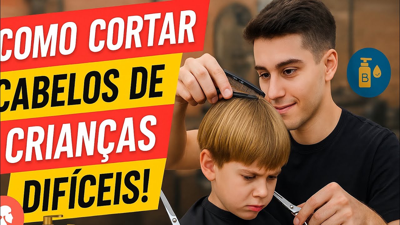 Pare de Gastar com Salão! Aprenda a Cortar Cabelo Infantil AGORA!