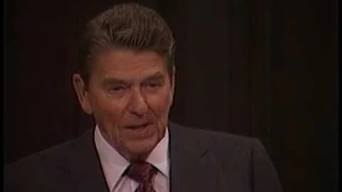 President Reagan Presenting the Fourth Star to Gen...