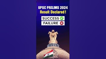 UPSC Prelims 2024 Result | UPSC Prelims 2024 Cut off? | UPSC 2024 | #upsc #shorts