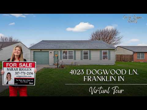 4023 Dogwood Ln, Franklin, IN home video tour