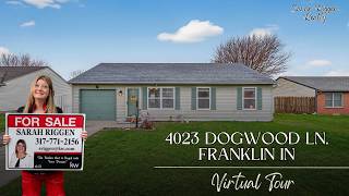 🏡 Virtual Tour | 4023 Dogwood Ln, Franklin, IN | $210,000 | 3 Bed Ranch For Sale
