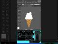 Icecream cone Illustrator #tutorial #vectorart