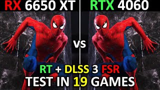 RX 6650 XT vs RTX 4060 | Test in 19 Games at 1080p | Which One is Better? 🤔 | 2024