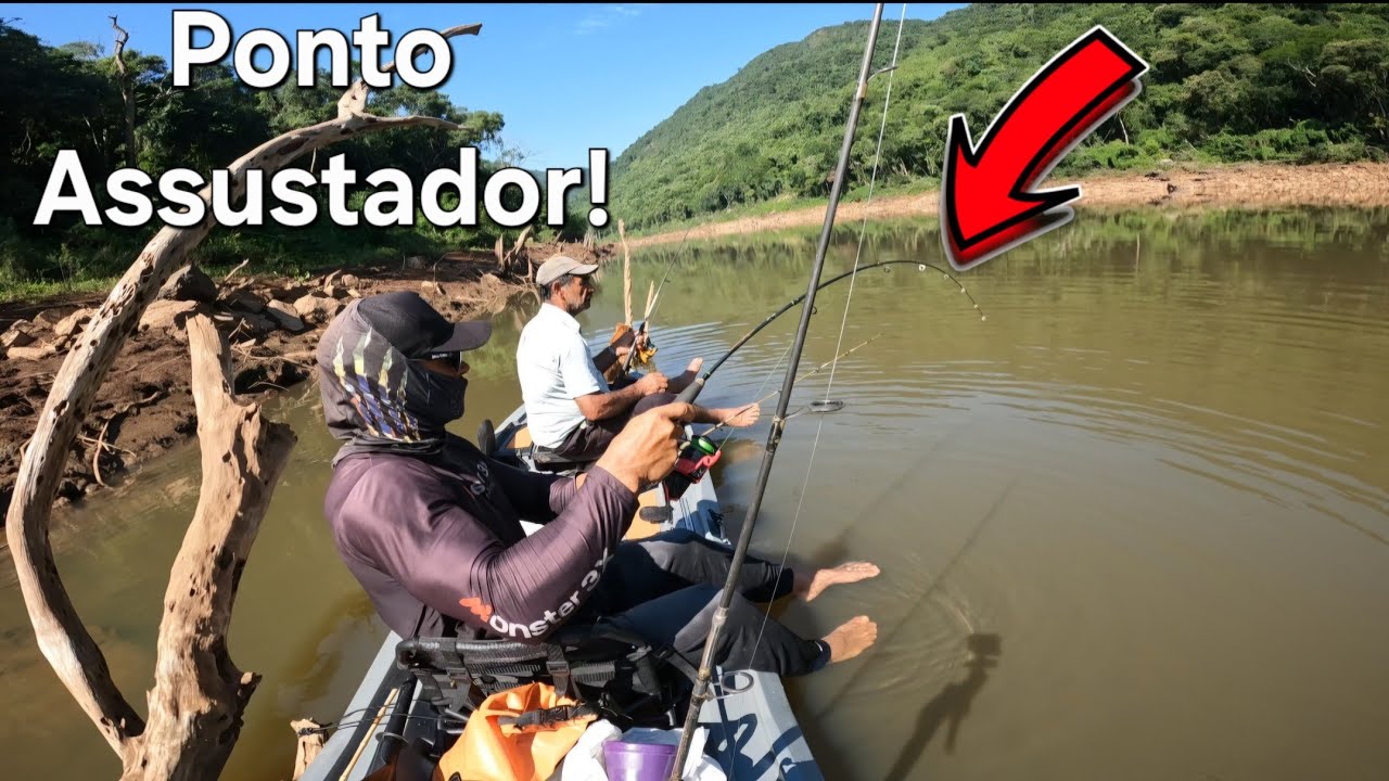 NUNCA VI PUXAR TANTO NESSE POÇO!É MUITO PEIXE AMONTOADO ALI ! pescaria.