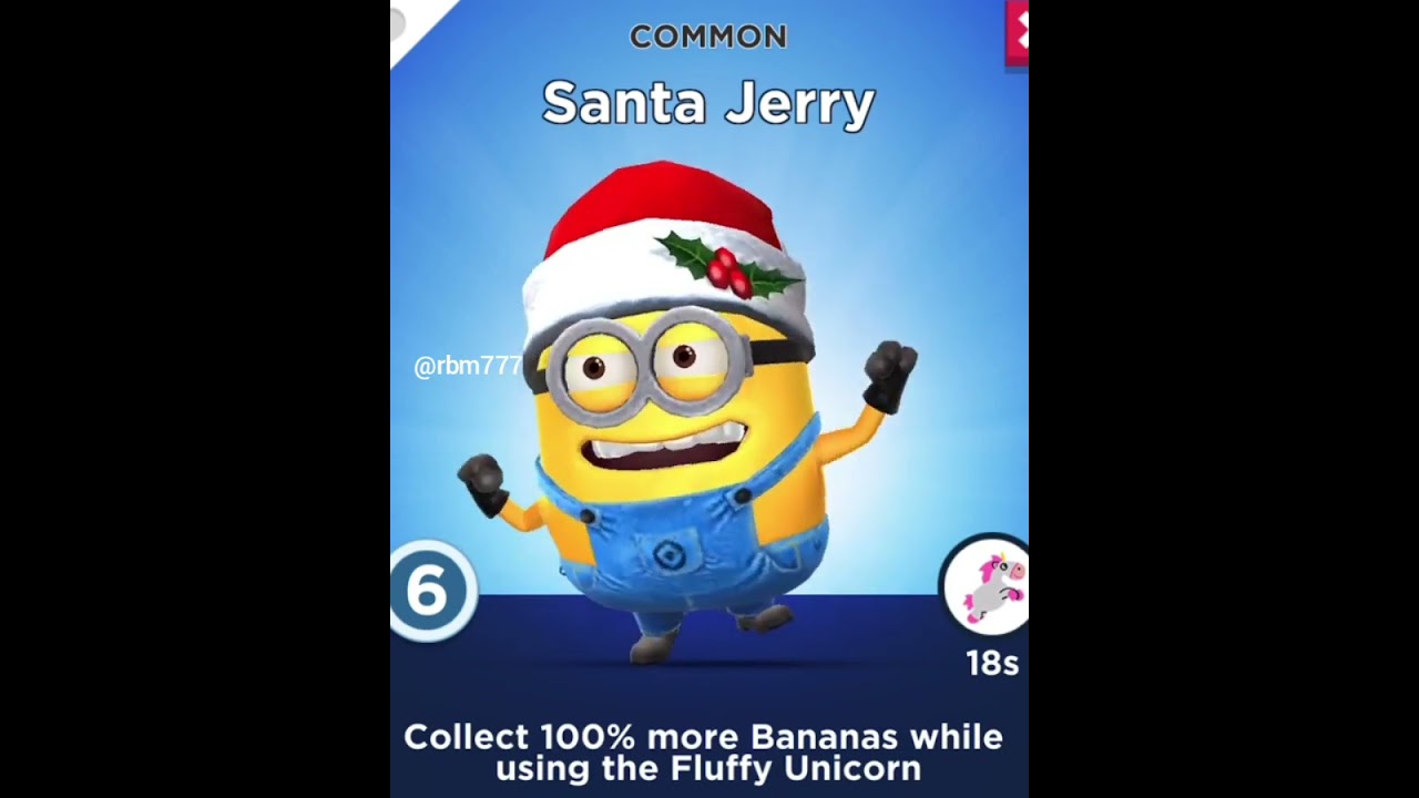 Minion Rush Santa Jerry Minion shorts