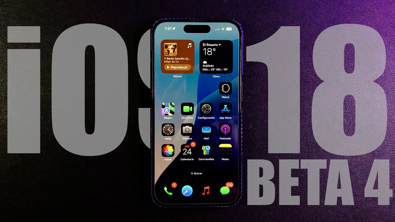 iOS 18 beta 4 - 11 CAMBIOS de esta beta - YouTube
