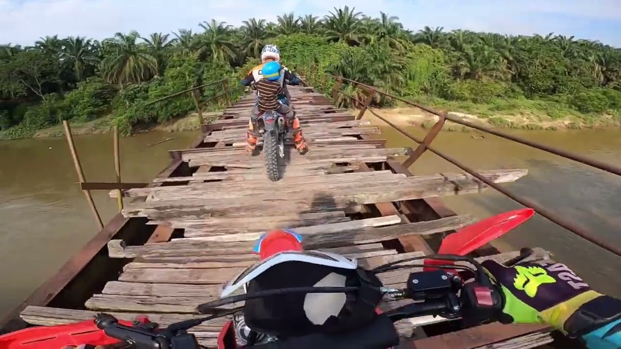 Mama hampir tercicir, x perasan pulak ada bukit 😜 ride deepavali #part2