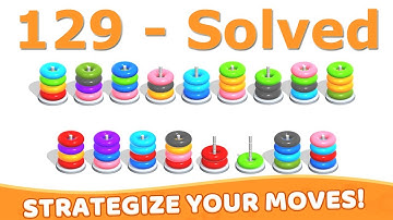Color Hoop Stack - Level 129
