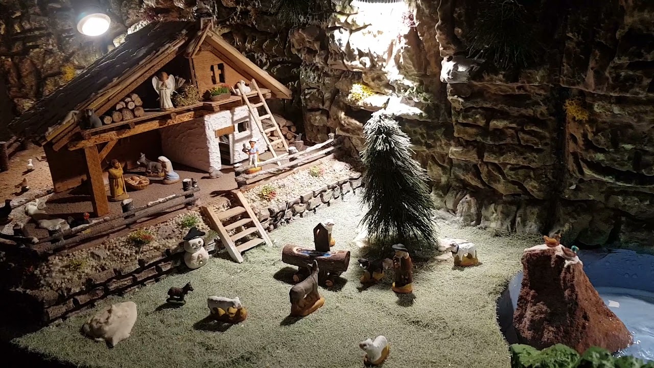 Crèche de Noël fait maison