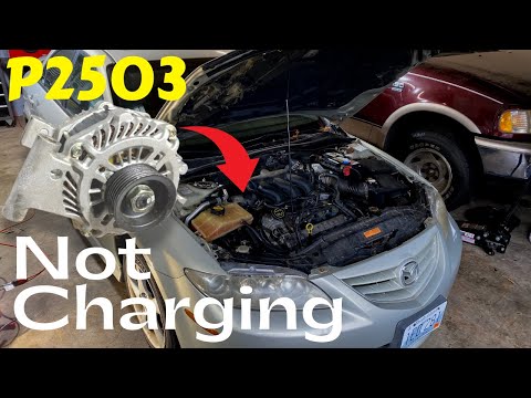 P2503 Charging System Voltage Low | Mazda 6 | Autel MP408 Scope