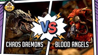 Chaos Daemons vs Blood Angels I Battlereport 2000pts I Warhammer 40000