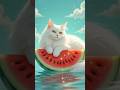 Starlit Cat on a Celestial Watermelon 🐈🍉