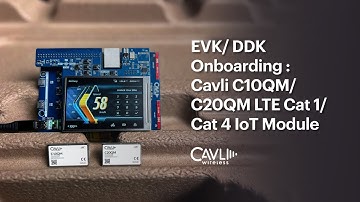 EVK/DDK Onboarding Video Guide | Cavli C10QM / C20QM LTE Cat1/Cat4 IoT Module | Cavli Wireless