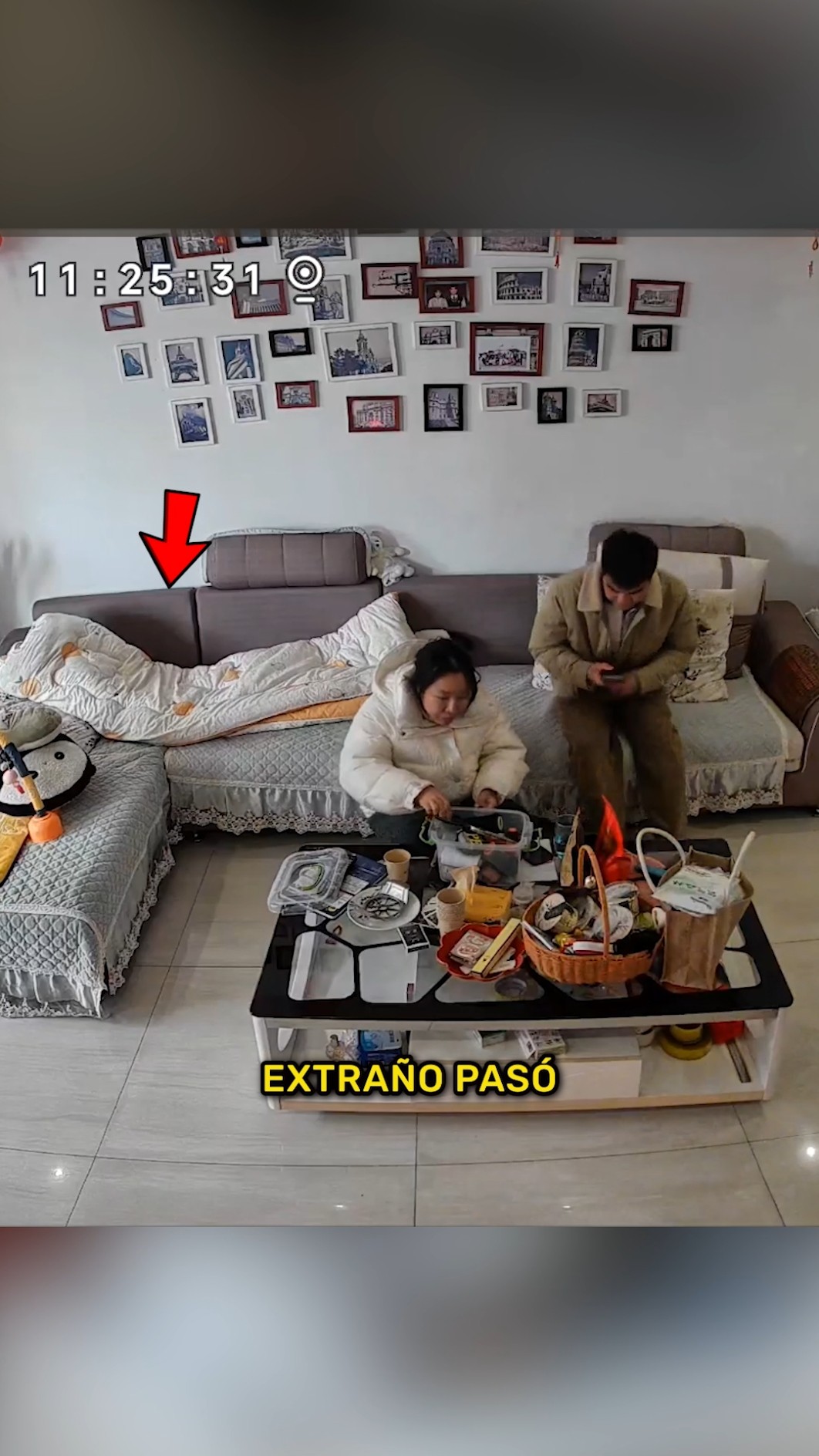 Su reacción al ver la grabación te sorprenderá ??