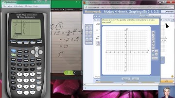 Graph y=(-1/2)x + 2 Using MyMathLab and the TI-84