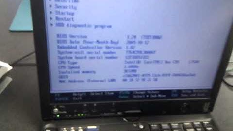 Lenovo Thinkpad X61T - Hinge Power Off