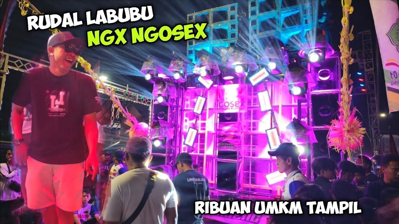 NGX NGOSEX dg Rudal Labubunya start karnaval Brongkal dg Ribuan Pedagang UMKM 