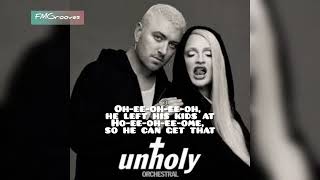 Video thumbnail of "Unholy by Sam Smith & Kim Petras - Lyrics"