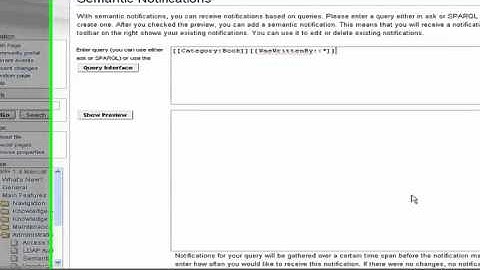 SMW+  Using semantic notifications