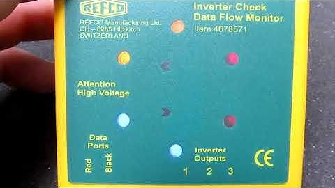 REFCO INVERTER TEST MODULE
