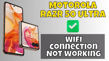 Motorola Razr 50 Ultra Wifi connection Not Working | How to solve the wifi connection issues #latest