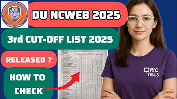 du ncweb third cutoff 2025 | how to check du ncweb 3rd cutoff list 2025