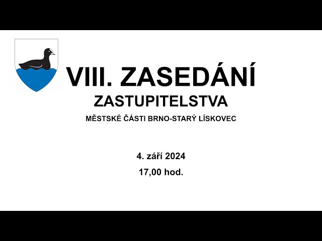 ZPRAVODAJSTVÍ MČ STARÝ LÍSKOVEC – živé vysílání V. ZMČ