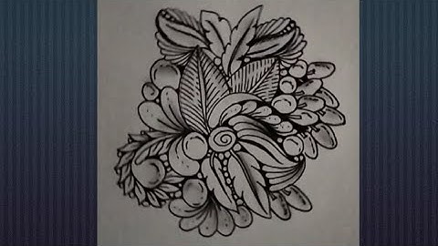 Zentagle Pattern 🌸🌿 ll Doodle For Beginnings 