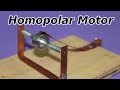 Horizontal Homopolar Motor