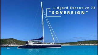 Catamaran For Sale 'Sovereign' | Lidgard Executive 73 | Walkthrough with Staley | Part 1 Interior