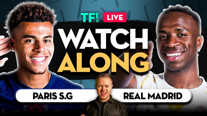 PSG vs REAL MADRID LIVE FIFA Club World Cup Watchalong