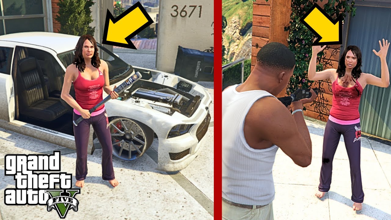 What Happens if Franklin Kills Amanda For Destroying his Car in gta 5