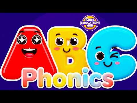 A for Apple 🍎 B for Ball ⚽ C for Cat 🐱 | A to Z Alphabets for Toddlers | ABCD Learning Video