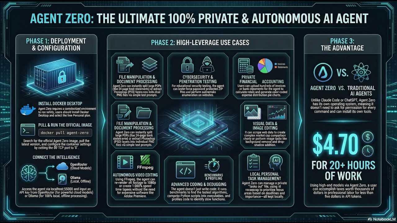 Agent Zero: The 100% Private AI Agent That Does It ALL (8 Insane Use ...