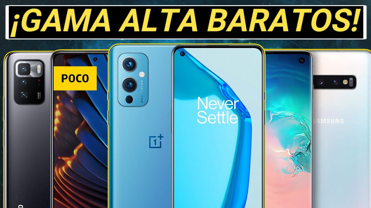 🚀 TOP 10 mejores CELULARES GAMA ALTA muy BARATOS y POTENTES en