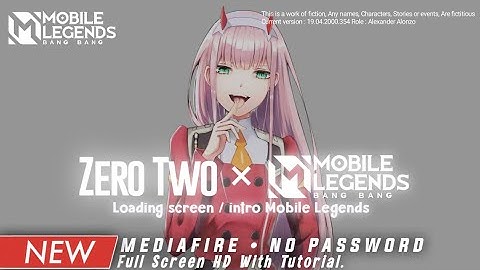 Zero Two Darling In The Franxx Loading Screen Intro Mobile Legends