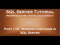 Window functions in SQL Server