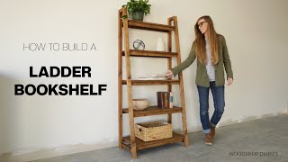 How to Build a DIY Ladder Shelf with Basic Tools and Materials