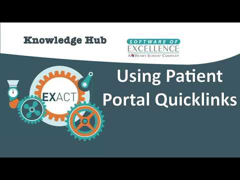 Using Patient Portal Quicklinks