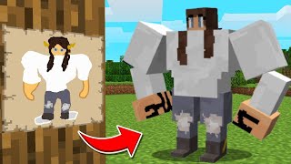 TUDO QUE DESENHAR APARECE NO MINECRAFT  O FILME