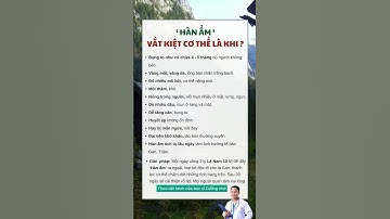 "HÀN ẨM" vắt kiệt cơ thể |Dr Cường Offical